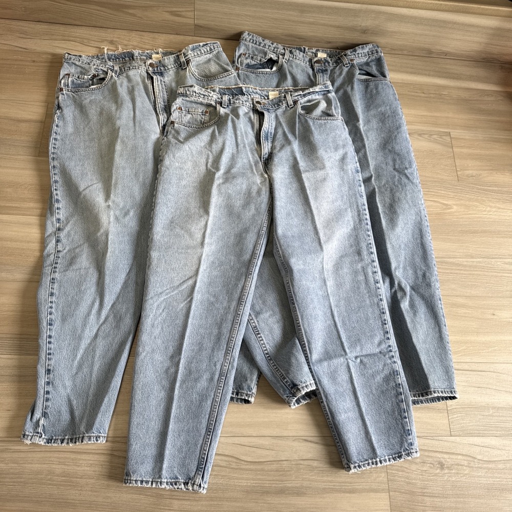 Vintage Levi's Levis 560 Loose Fit Tapered Jeans Mens Sz 40x32 Made USA 3 Pairs